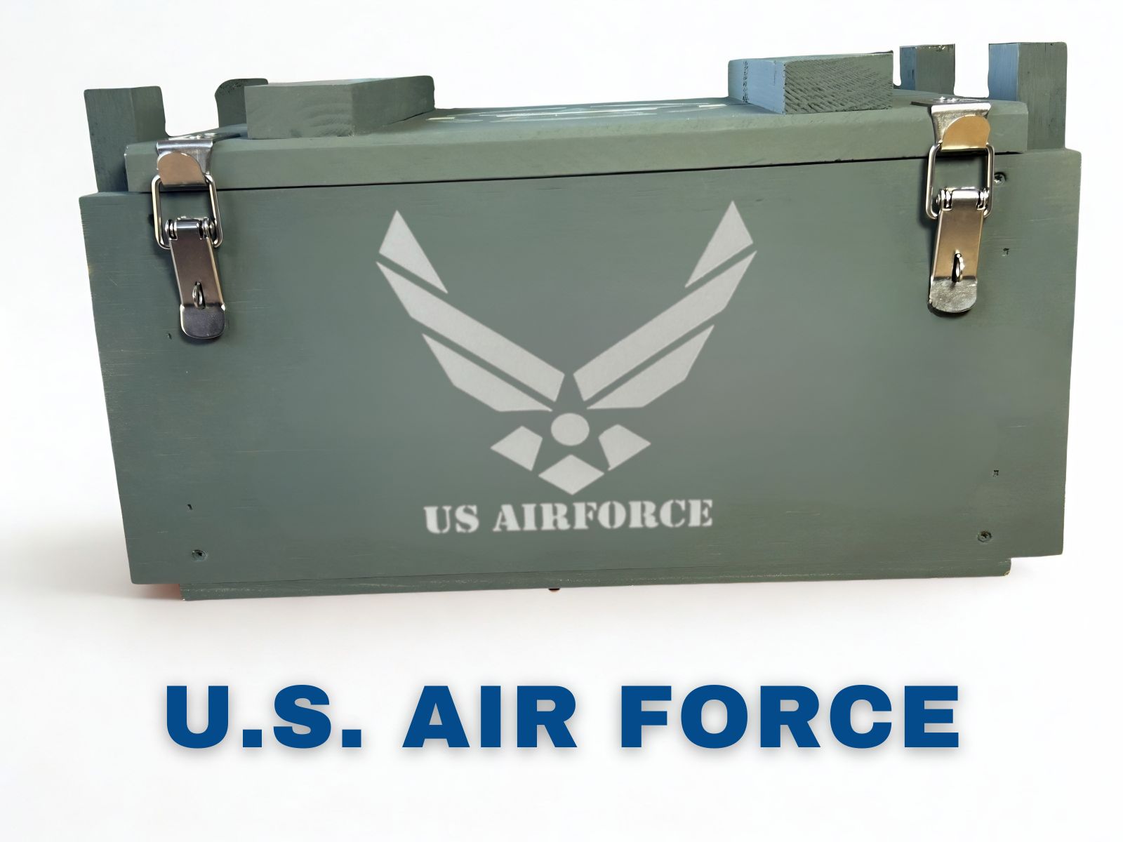 U.S. Air Force wooden ammo box by Freedom Crate Co.