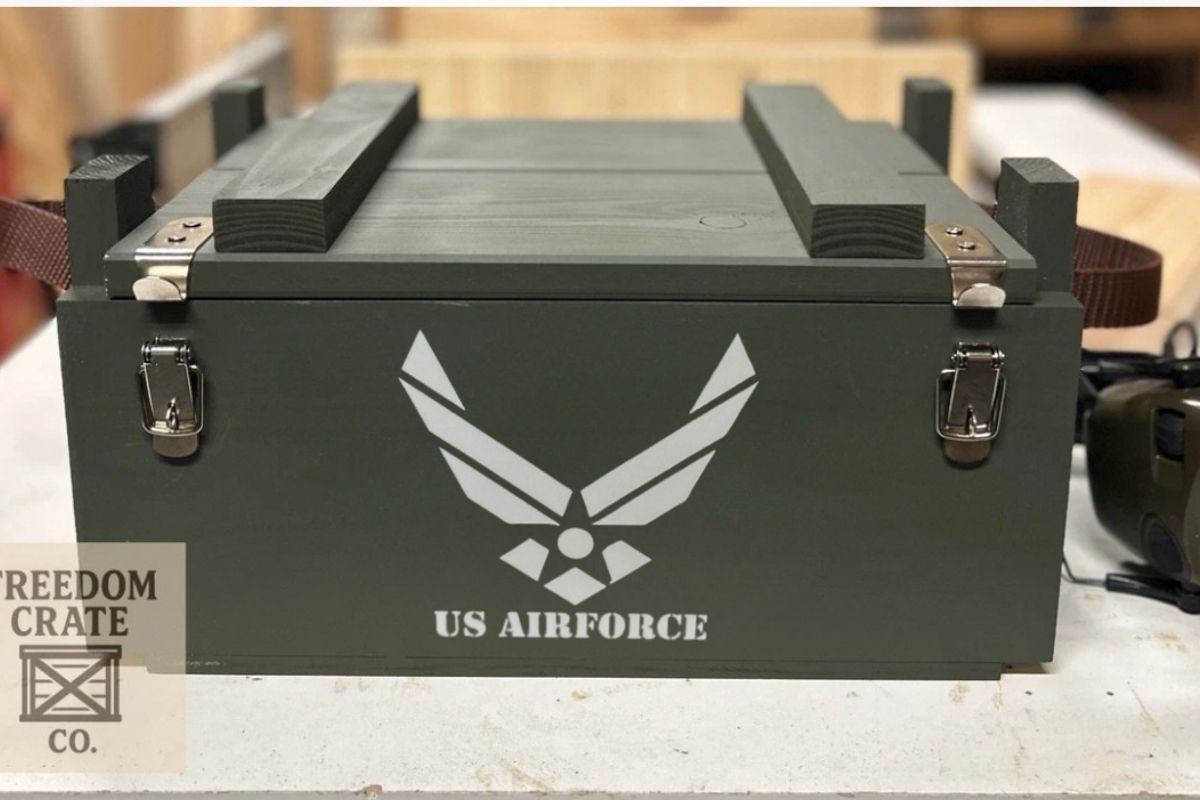 Freedom Crate Classic Air Force crate front view
