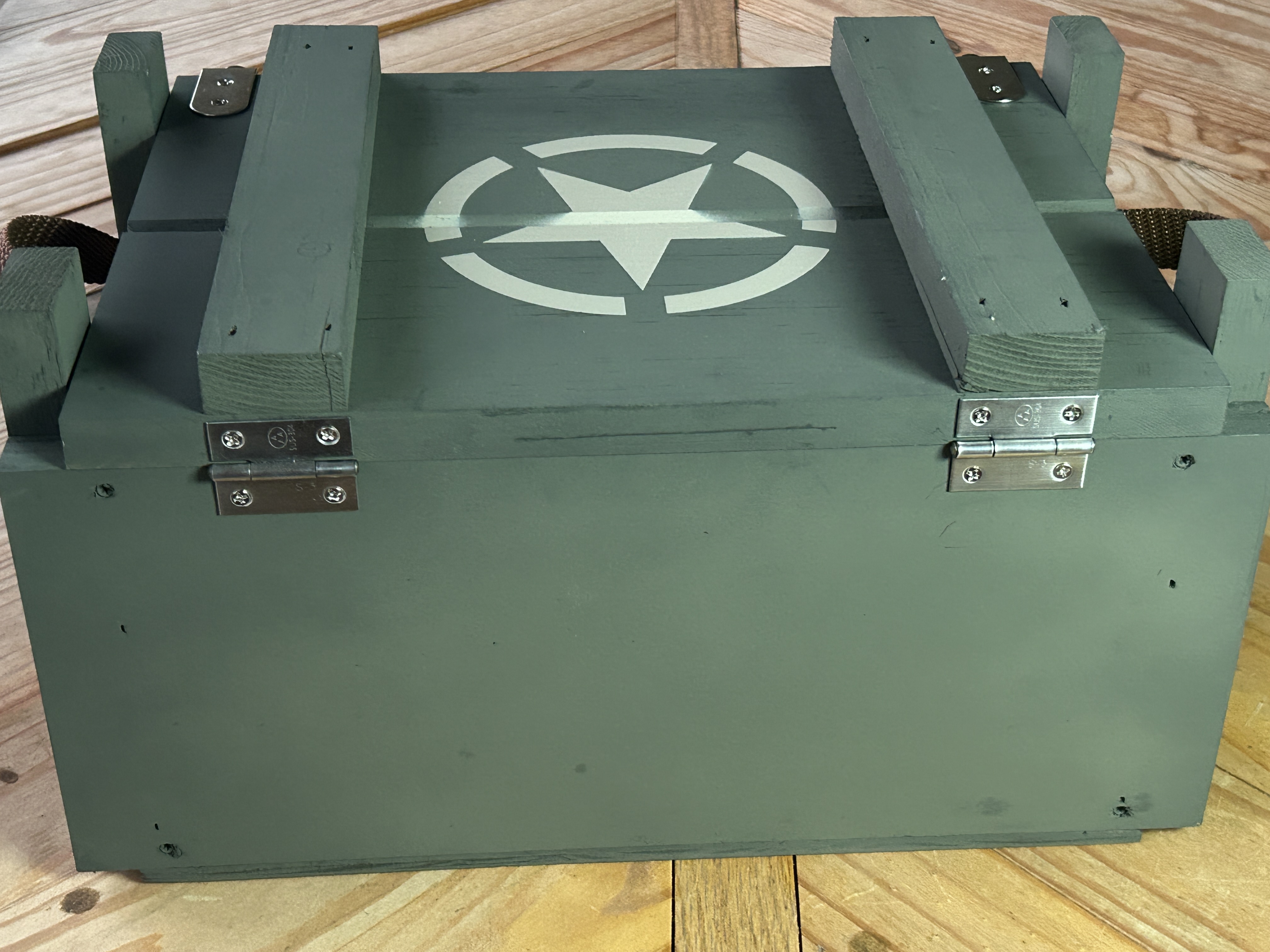 Freedom Crate Classic Navy crate top view alternate angle