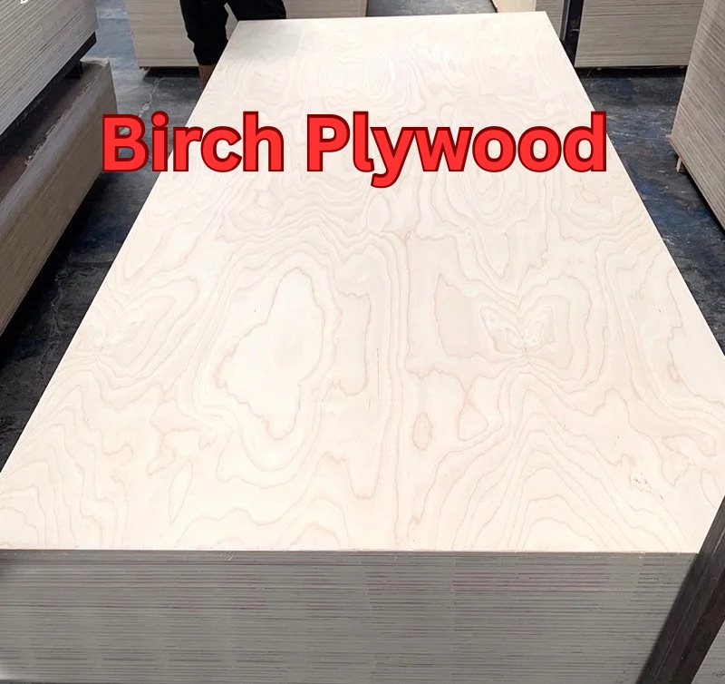 Birch plywood being handled in shop (reference photo)