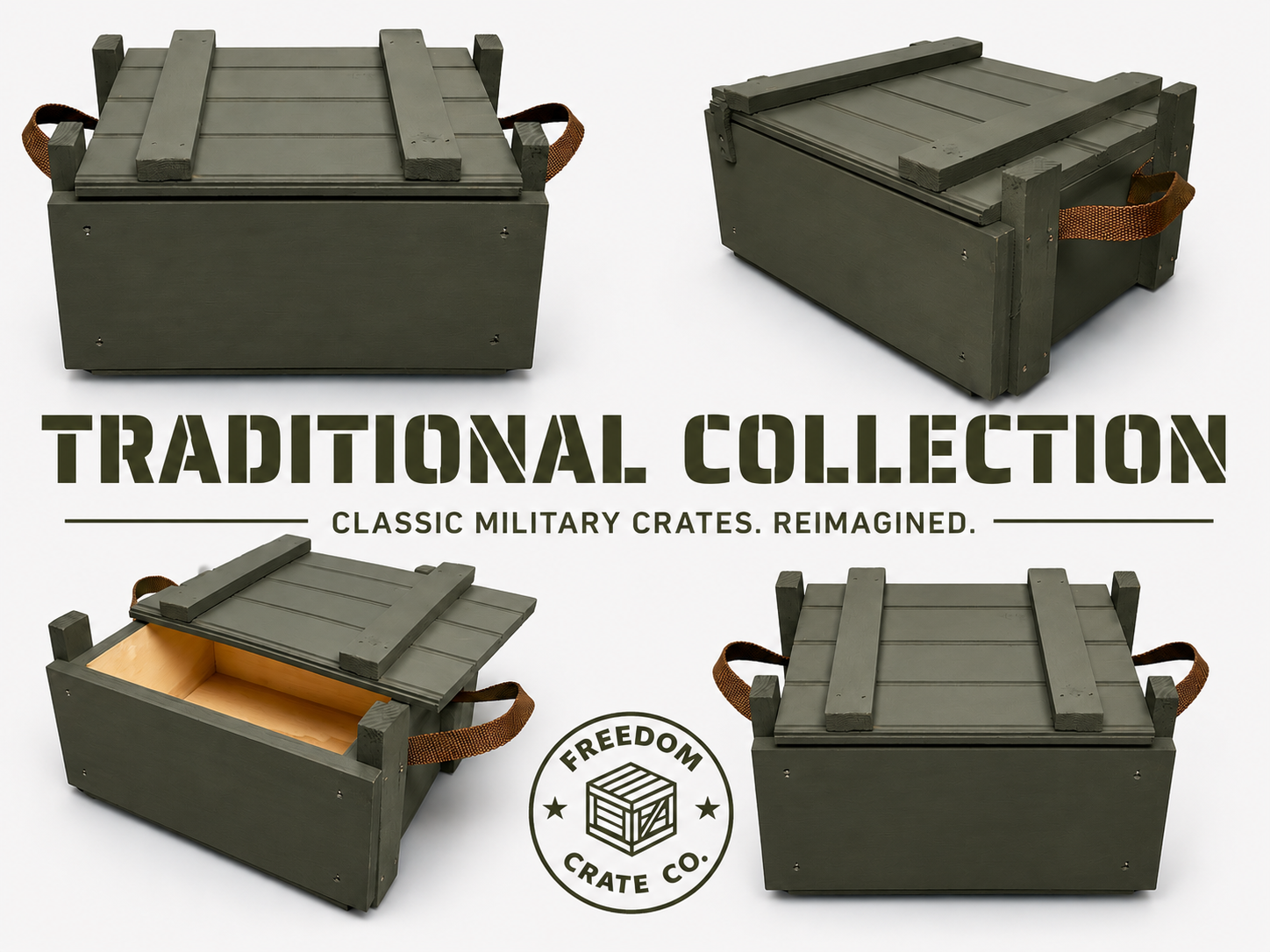 Traditional Slide Top Ammo Crate