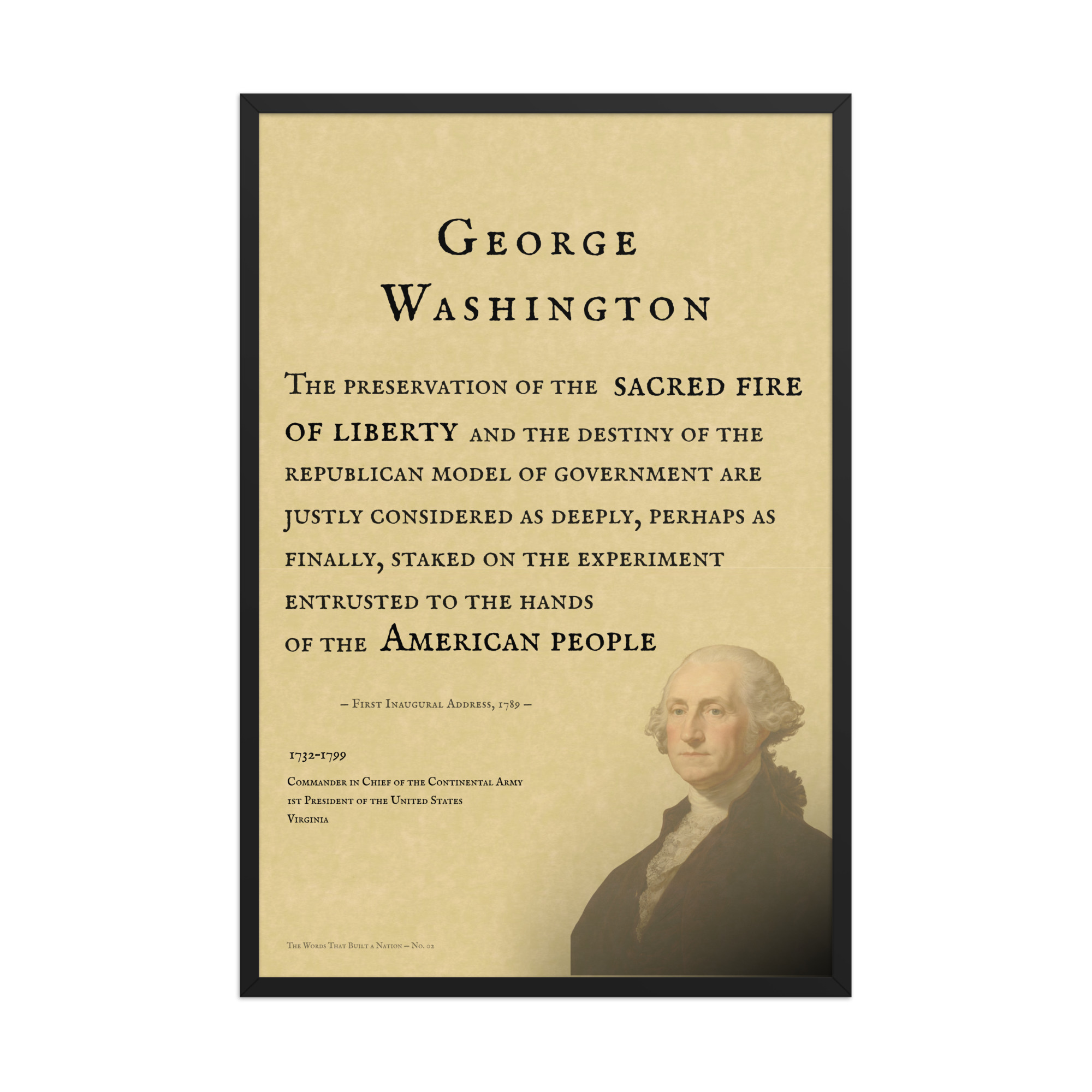 George Washington 24x36 front preview