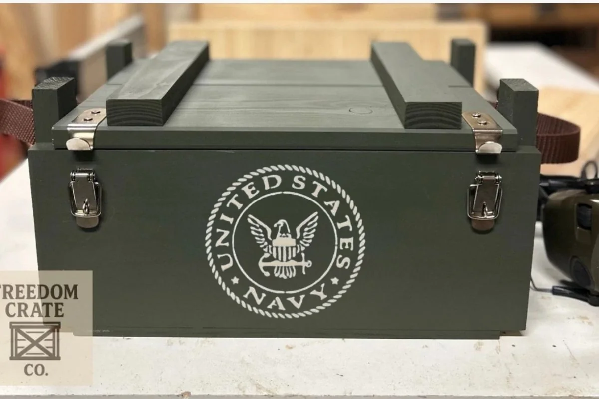Freedom Crate Classic U.S. Navy Branch Collection crate