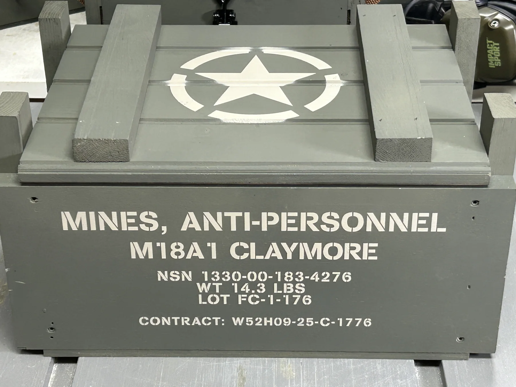 Claymore Field Crate Armor Core configuration closed